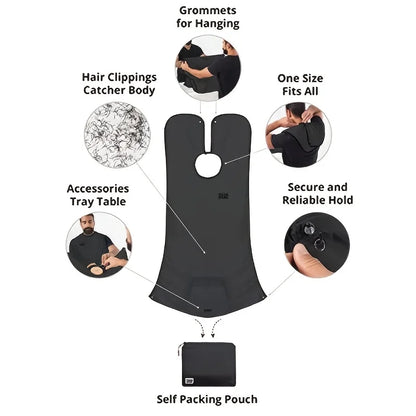 Advanced Men'S Beard, Neck and Apron - Convenient Shaving Scratcher, Ultimate Beauty Tool for Dad and Husband - One Size Fits Al