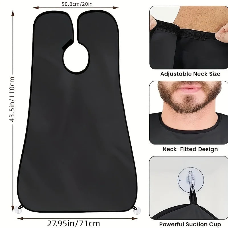 Advanced Men'S Beard, Neck and Apron - Convenient Shaving Scratcher, Ultimate Beauty Tool for Dad and Husband - One Size Fits Al